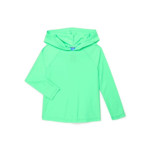 Ocean Gear Boys Hooded Rash Guard with Long Sleeves, Sizes 4-18