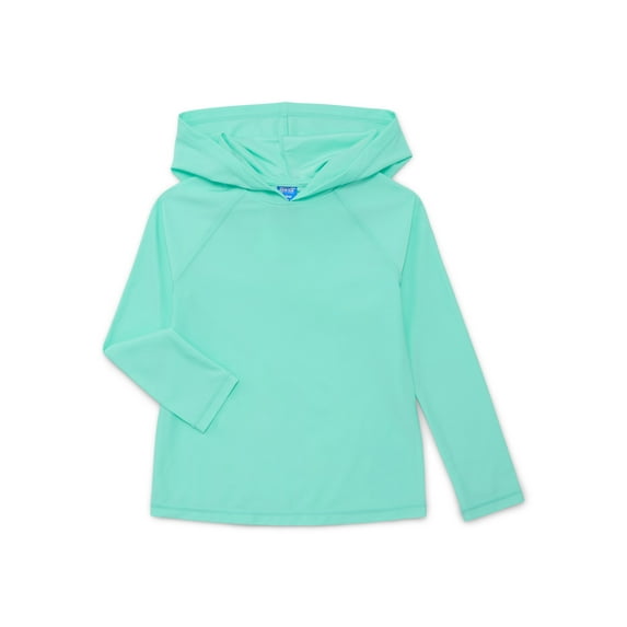 Ocean Gear Boys Hooded Rash Guard with Long Sleeves, Sizes 4-18