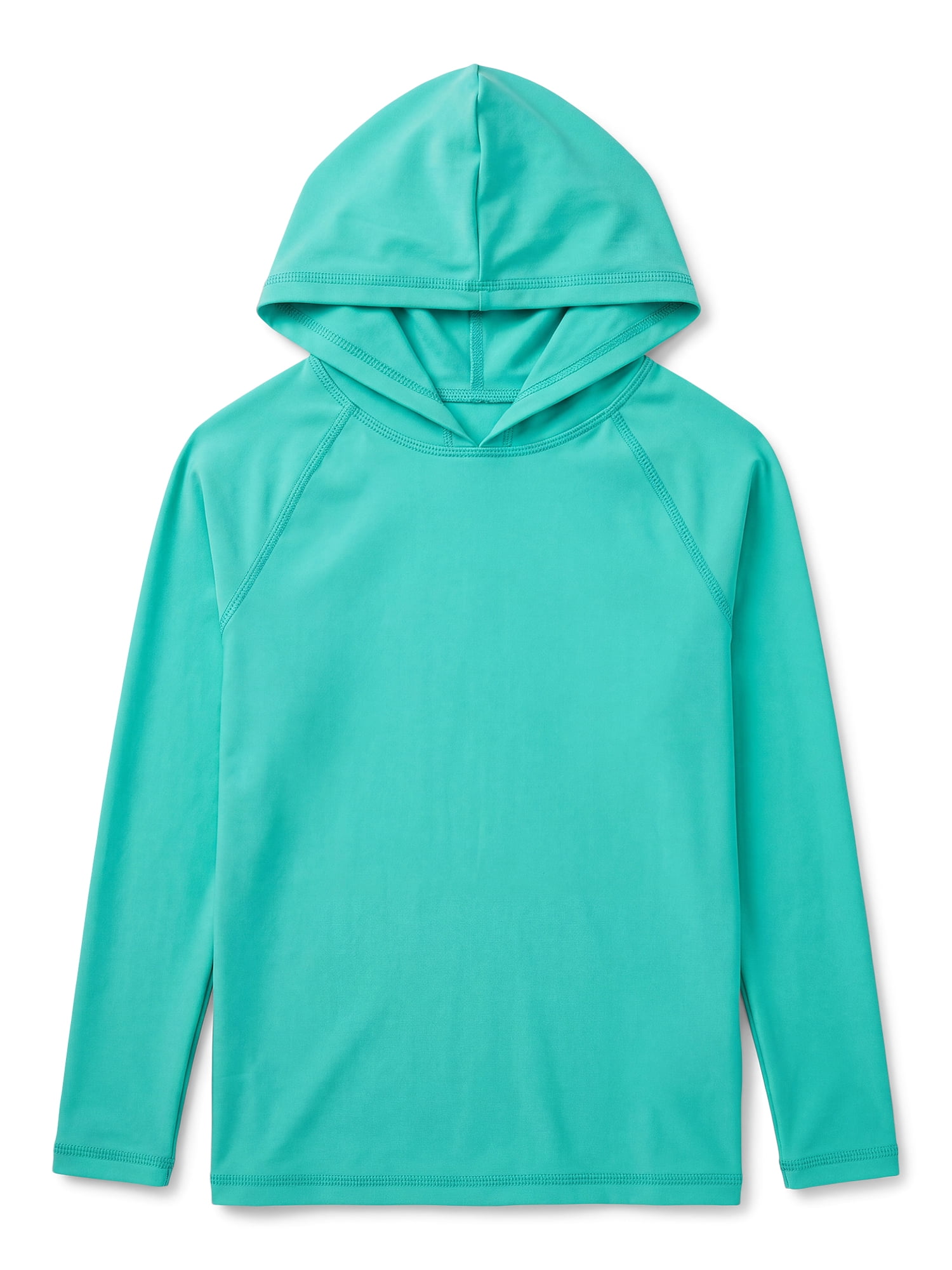 Ocean Gear Boys Long Sleeve Hooded Rash Guard Swim Top, Sizes 4-18