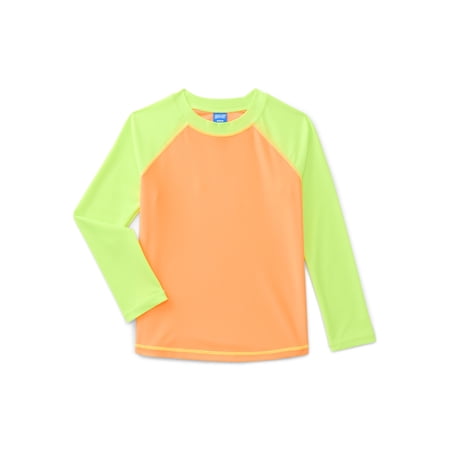 Ocean Gear Boys Rash Guard Swim Top with Long Sleeves, Sizes 4-18