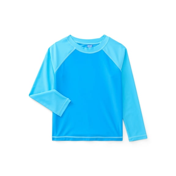 Ocean Gear Boys Rash Guard Swim Top with Long Sleeves, Sizes 4-18