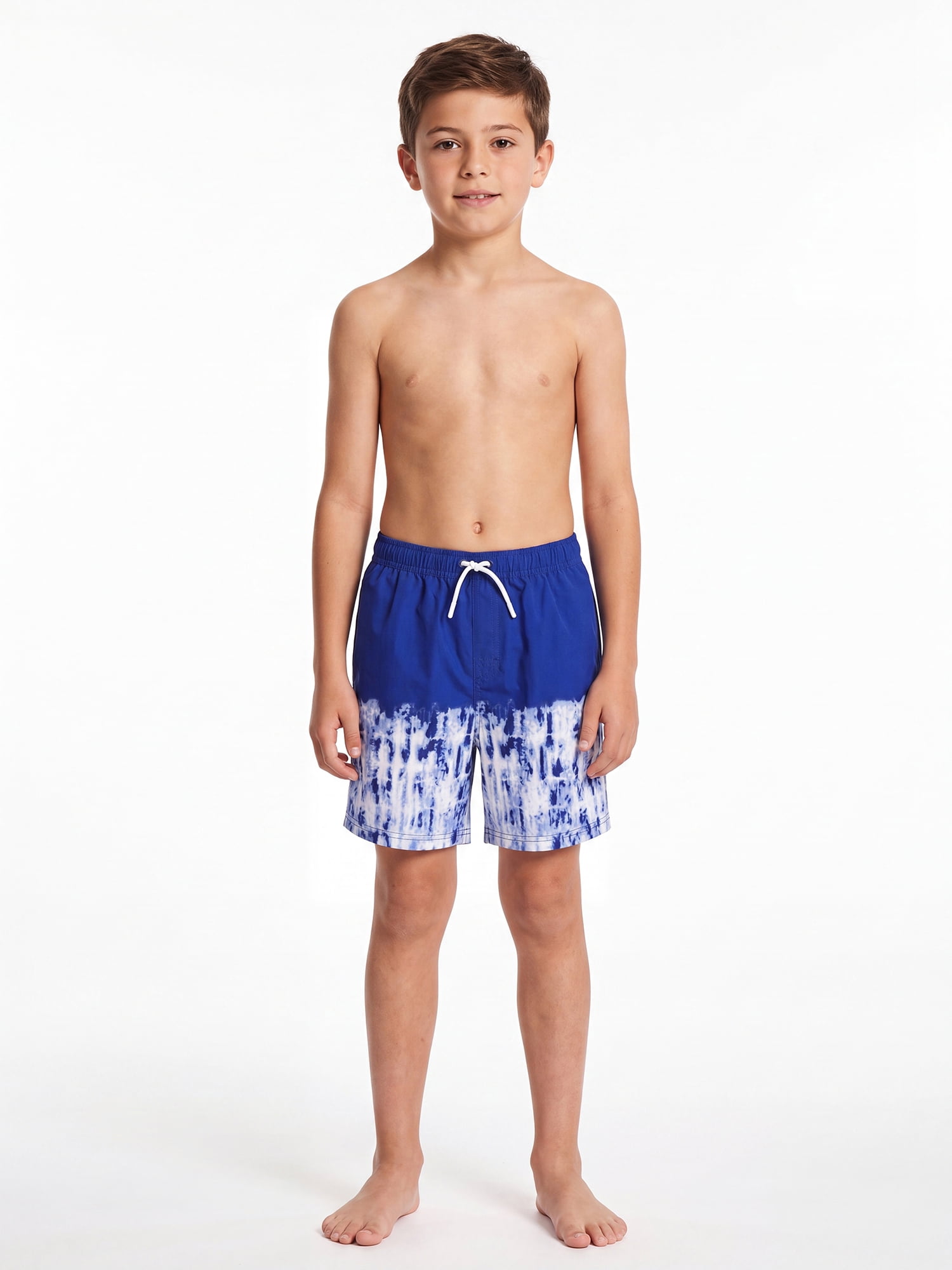 Ocean Gear Boys Print 6 inch Swim Trunk with Compression Liner , Sizes 4-18