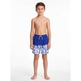 thumbnail image 1 of Ocean Gear Boys Print 6 inch Swim Trunk with Compression Liner , Sizes 4-18, 1 of 4