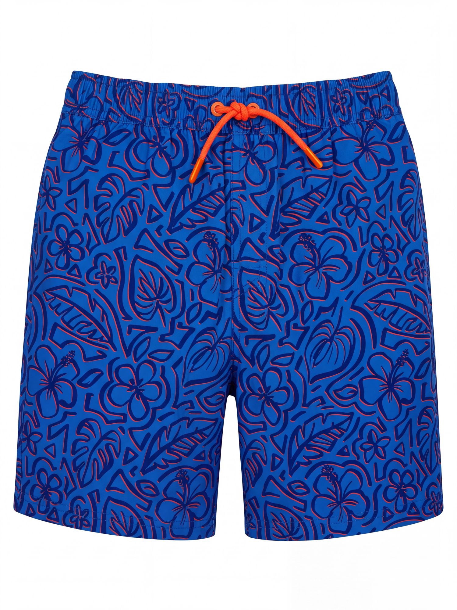 Ocean Gear Boys Print 6 inch Swim Trunks , Sizes 4-18
