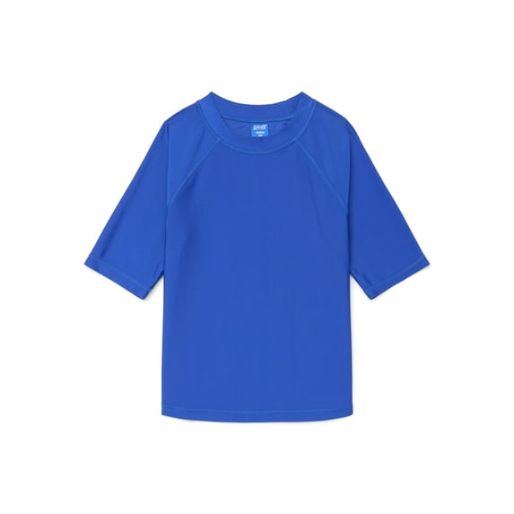 Ocean Gear Boys Rash Guard Swim Top with Short Sleeves, Sizes 4-18