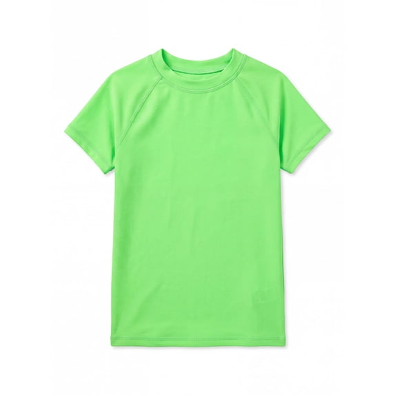 Ocean Gear Boys Short Sleeve Rash Guard Swim Top, Sizes 4-18