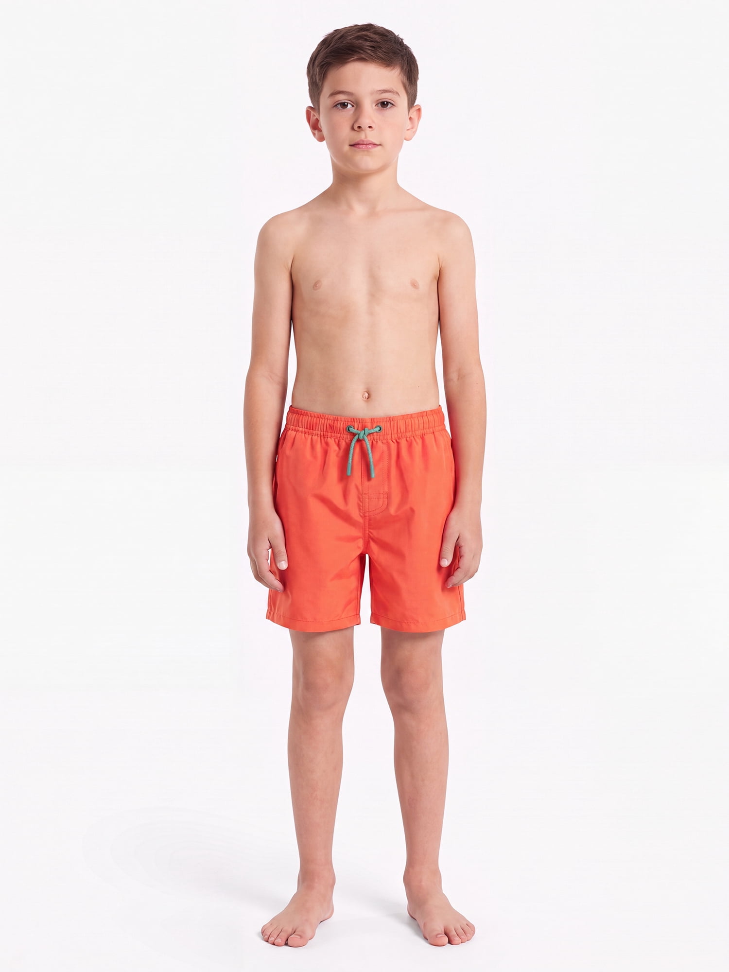 Ocean Gear Boys Solid 6 inch Swim Trunks , Sizes 4-18