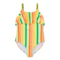 thumbnail image 1 of Ocean Gear Girls One Piece Striped Swimsuit, Sizes 4-16P, 1 of 3