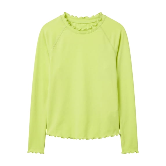 Ocean Gear Girls Swim Long Sleeve Rash Guard, Sizes 4-18