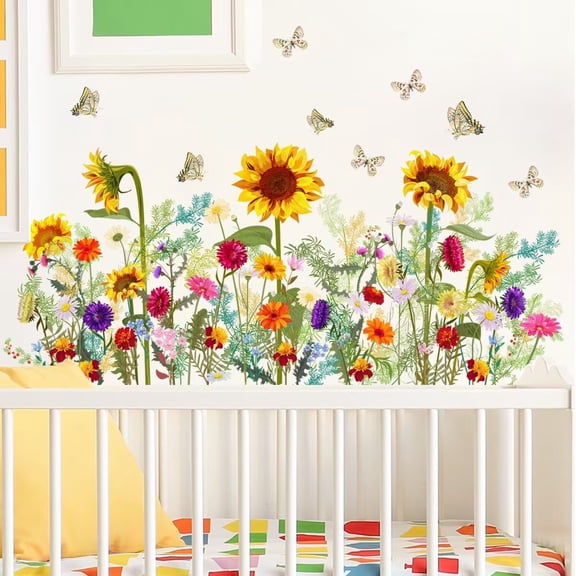 Ocean Grass Seaweed Wall Stickers Under The Sea Turtle Coral Reef Tropical Fish Wall Art Decals for Baby Nursery Kids Bedroom Bathroom