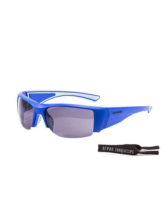 Guadalupe Polarized Sunglasses Kiteboarding Surf Water Sports (frame Matte Blue, Lens Smoke)