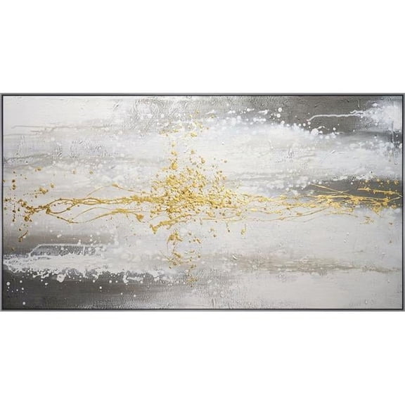 Ocean Hand Painted Framed Modern Decorative Painting