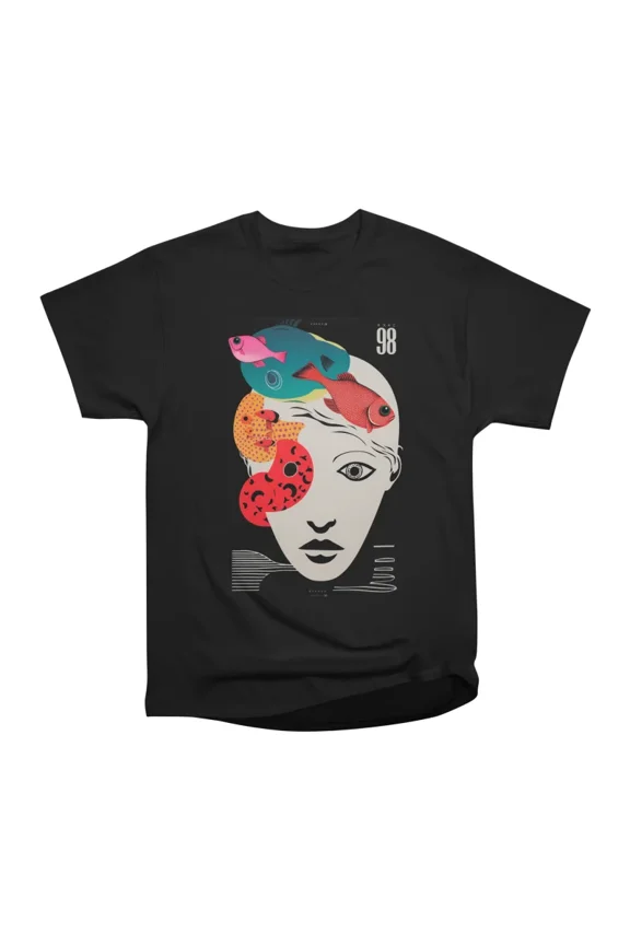 Ocean Head 98 T-Shirt Tee Gift For Him Merch For Her Apparel For Friend