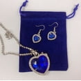 thumbnail image 1 of Ocean Heart Blue Love Pendant Necklace Clever, 1 of 2