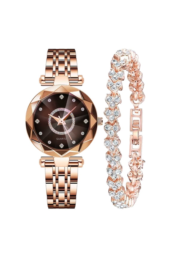 Ocean Heart Fashion Women's Quartz Watch Starry Sky Women's Watch