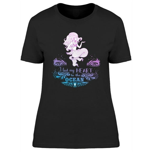 Ocean Heart T-Shirt Women -Image by Shutterstock, Female XX-Large