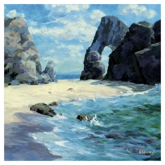 Ocean Inlet by Julian Askins Canvas Art Print