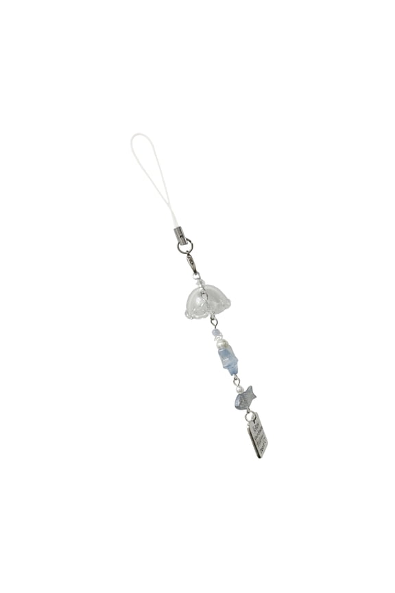 Ocean Inspired Key Chain Fish Star Wind Chimes Phone and Earphone Case Charm