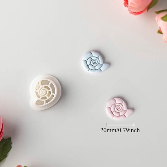 Ocean-Inspired Polymer Clay DIY Earring Cutting Machine - Starfish, Shell, Coral, Clam Molds for Epoxy Resin Jewelry Making