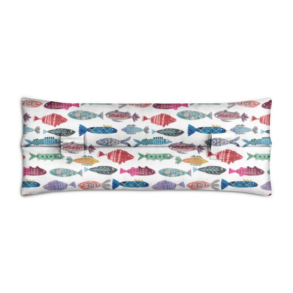 Ocean-Inspired Seatbelt Pillow for Post-Surgery Comfort Mastectomy & Heart Surgery Recovery Cushion with Tropical Fish Design Car Travel Pad
