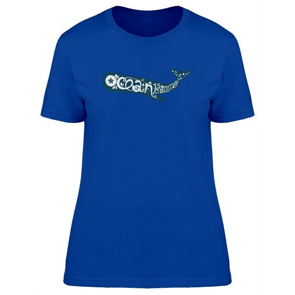 Ocean Is Calling Cachalot T-Shirt Women -Image by Shutterstock, Female Large