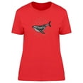 thumbnail image 1 of Ocean Is Inside Black Whale T-Shirt Women -Image by Shutterstock, Female x-Large, 1 of 2