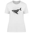 thumbnail image 1 of Ocean Is Inside Black Whale T-Shirt Women -Image by Shutterstock, Female x-Large, 1 of 2