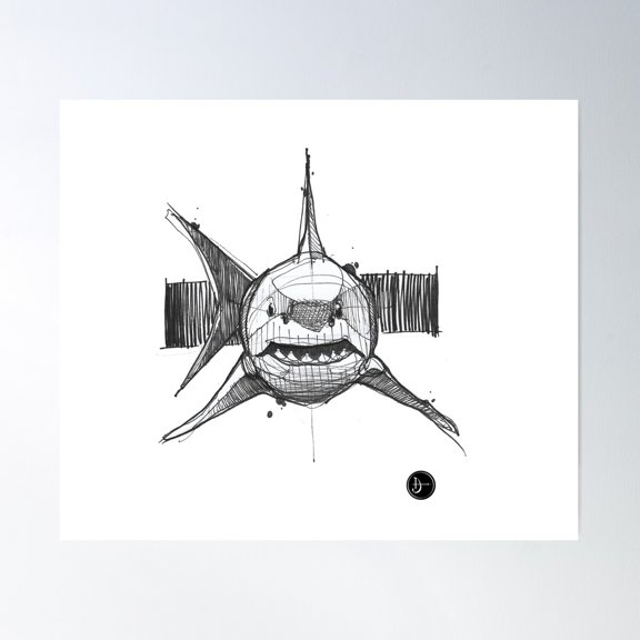 Ocean King Poster Wall Art, Modern Wall Decor For Living Room Bedroom, 16x24 UNFRAMED