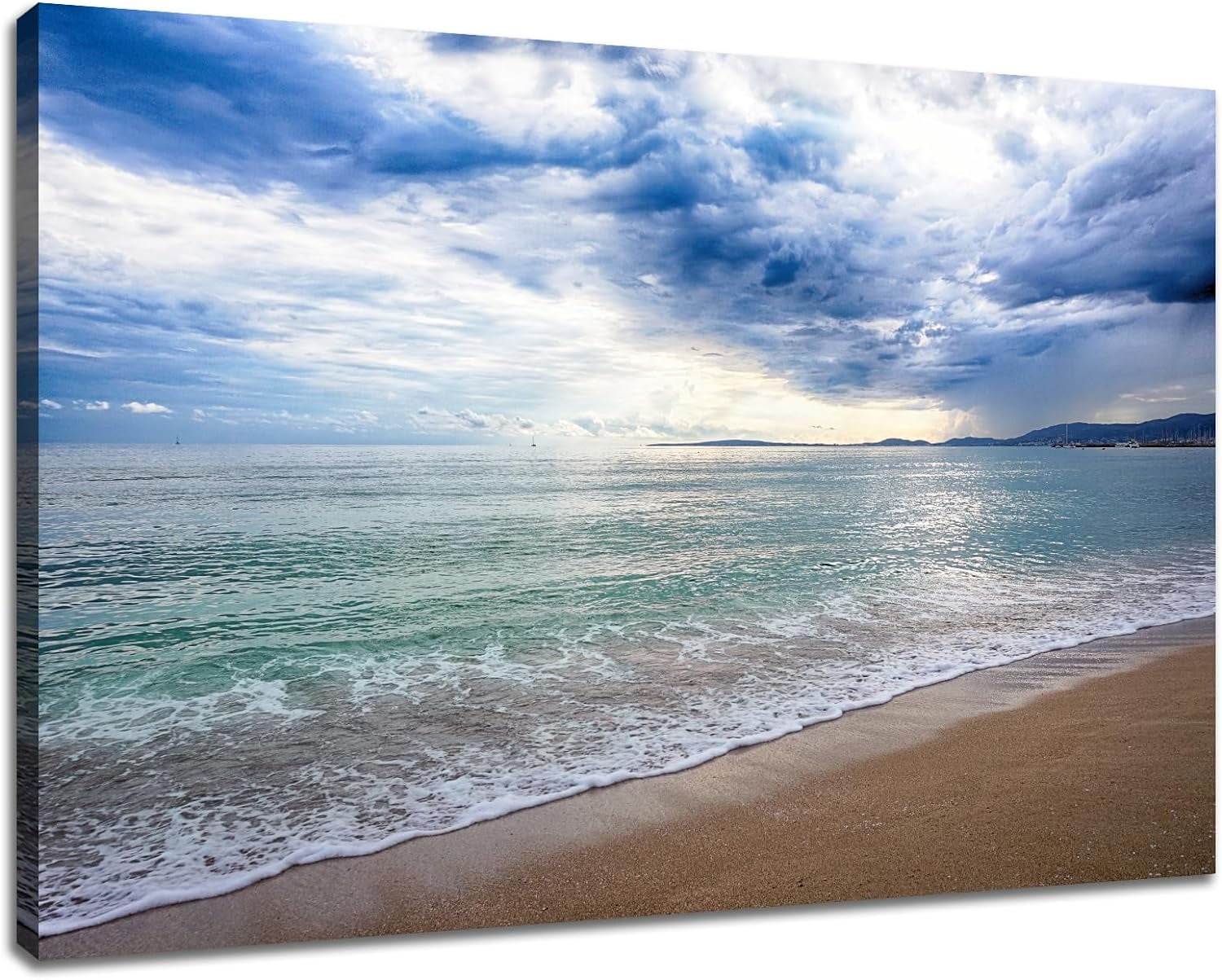 Ocean Landscape Canvas Wall Painting Nature Seaside Picture Print on ...
