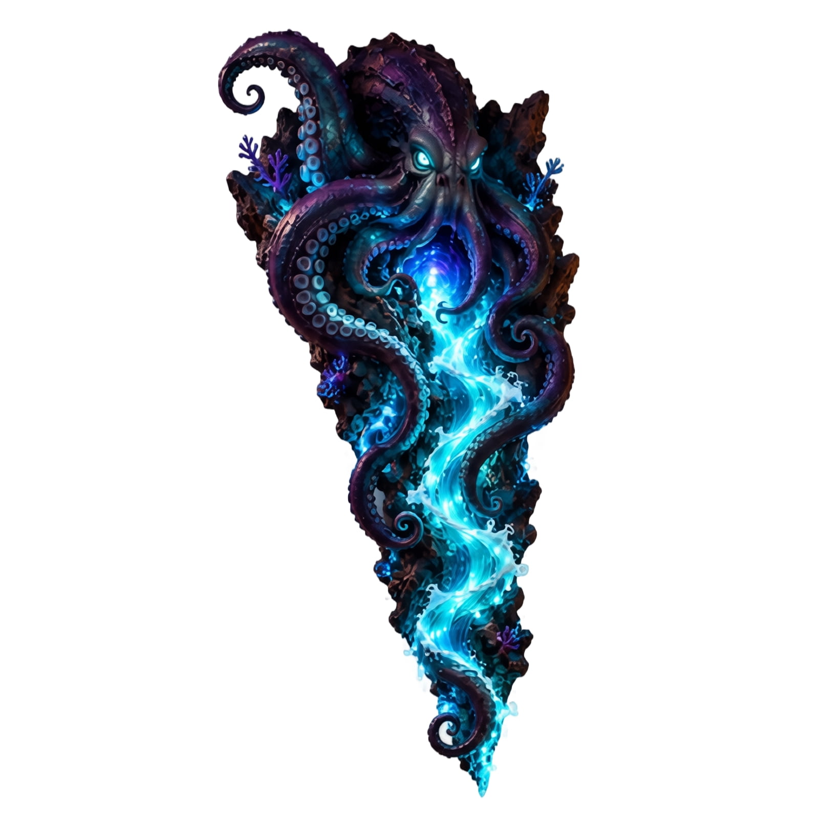 Ocean Legend Glowing Wall Decor, LED Sea Animal Wall Decoration for ...