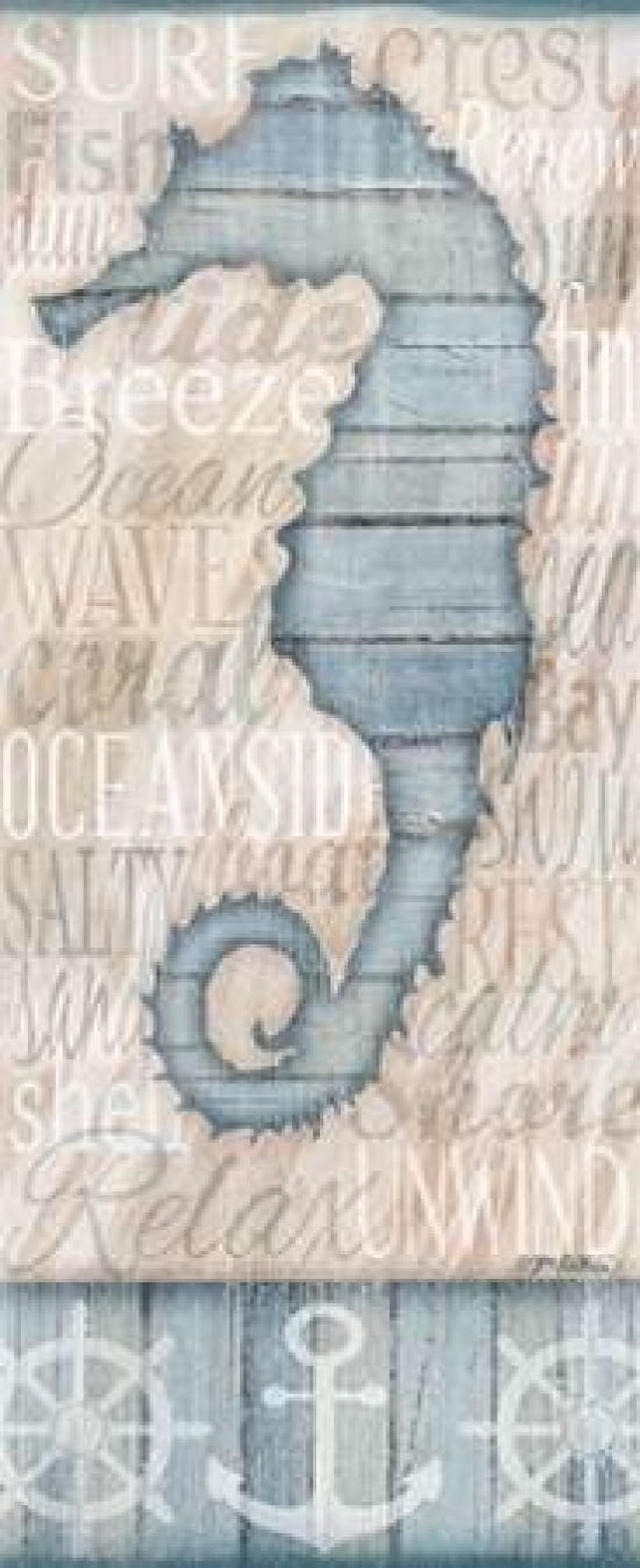 Ocean Life II Canvas Art - Jen Killeen (24 x 48)