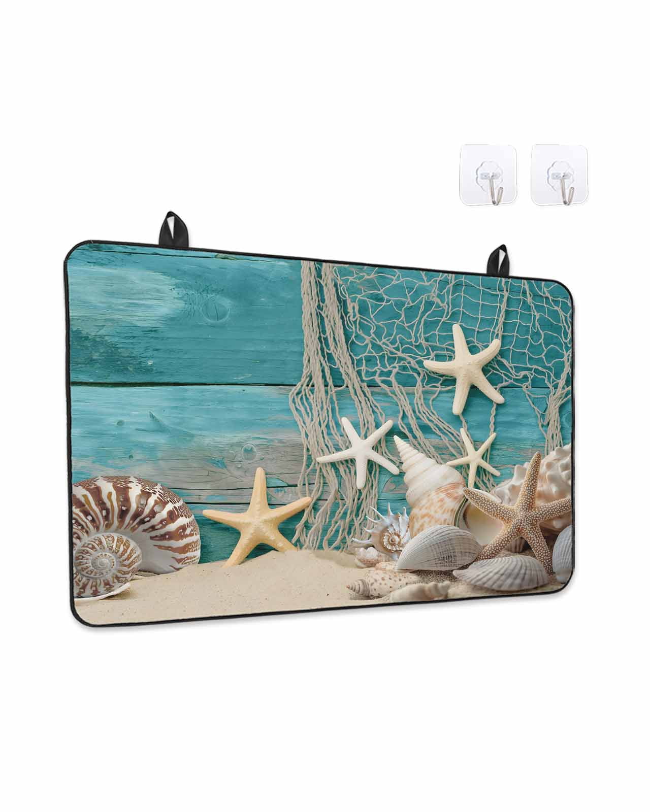 Stove Shell Ocean Marine Stove Top Covers for Electric Stove, 28'x20'' Vintage ...