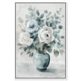 thumbnail image 1 of Ocean Mist Flower Canvas Farmhouse Floral Art by Art Remedy, White Frame, 10" x 15", 1 of 7