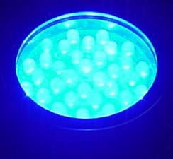 Ocean Mist QL-36B 36 LED Blue Color Underwater Spotlight - Walmart.com