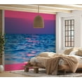 thumbnail image 1 of Ocean Non-pasted Wallpaper Wall Mural - Vibrant Sea in Gradients, 1 of 7