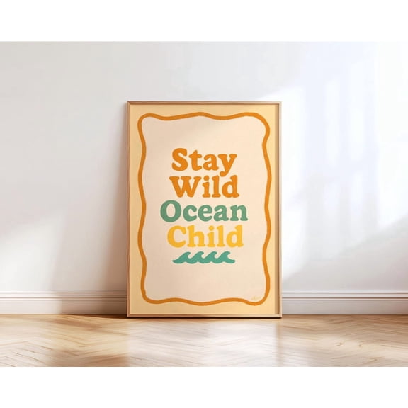 Ocean Nursery Print, Whimsical Coastal Wall Art