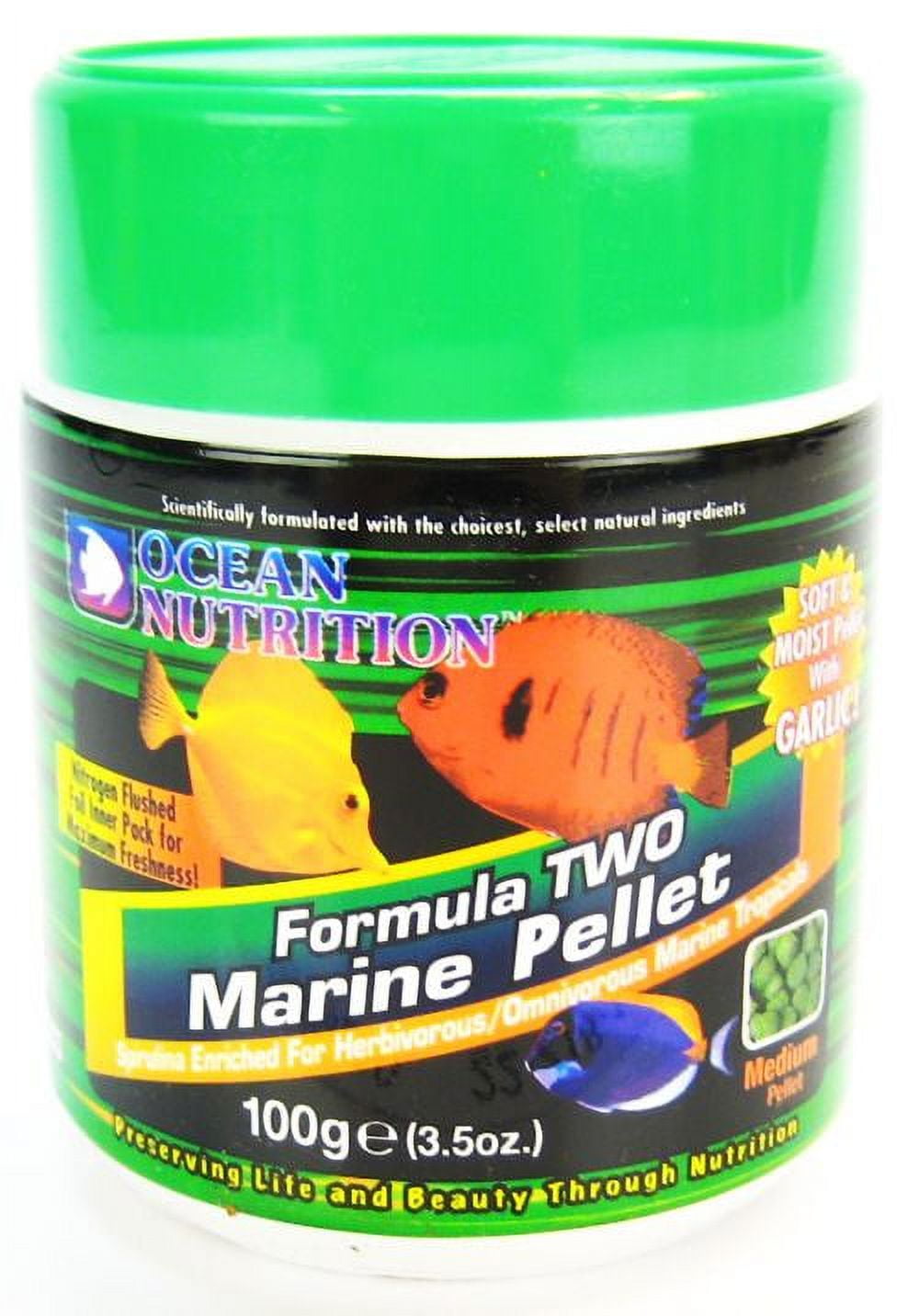 Ocean Nutrition Formula Two Marine Pellets - Spirulina Enriched Food for Marine Tropical Fish
