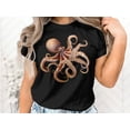 thumbnail image 1 of Ocean Octopus Fish Sea Creature Animal Graphic Design Gift T-Shirt Giant Pacific Octopus Birthday Holiday Presents Tshirt, 1 of 10
