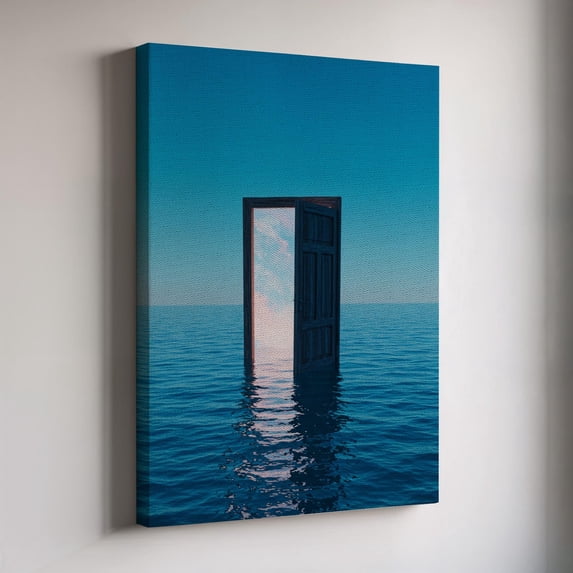 Aimension Ocean Open Door Surreal Floating Mystery Portal Reflection Dream ...