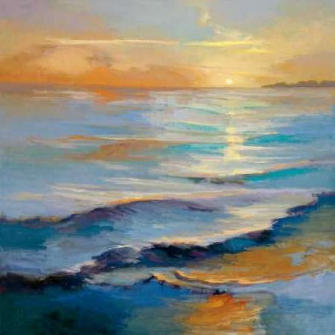Ocean Overture Canvas Art - Vicki McMurry (24 x 24)