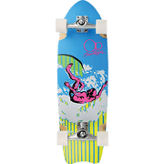 Ocean Pacific Crest Surfskate Complete Skateboard 10X30 Blue Yellow