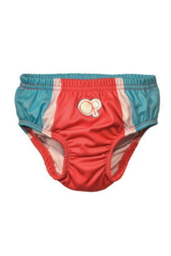 Infant Girls Pink & Blue Reusable Swim Diaper M/L
