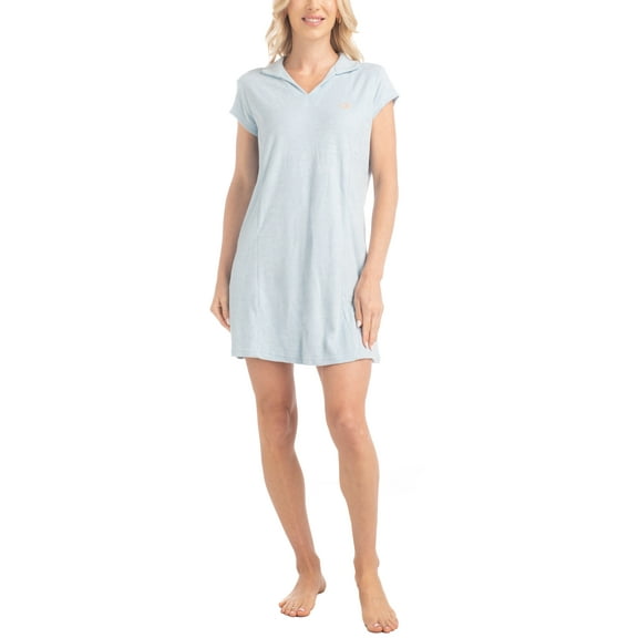 Ocean Pacific Sunset Chasers Women's Tennis Dress, Light Blue, Medium