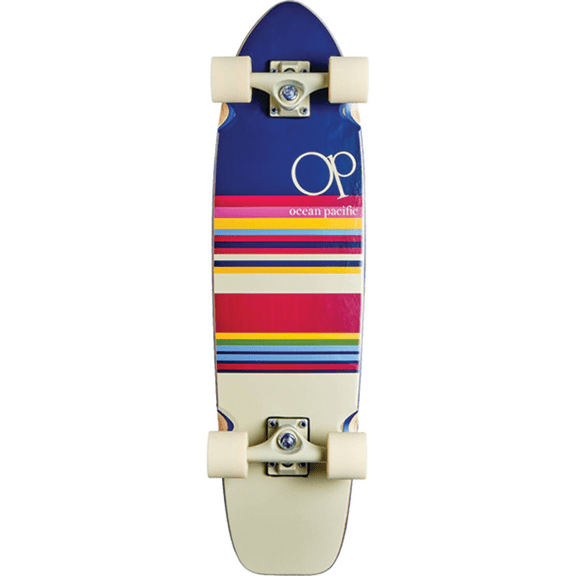 Ocean Pacific Swell Cruiser Complete Skateboard -8.25x31 Navy/Off-White