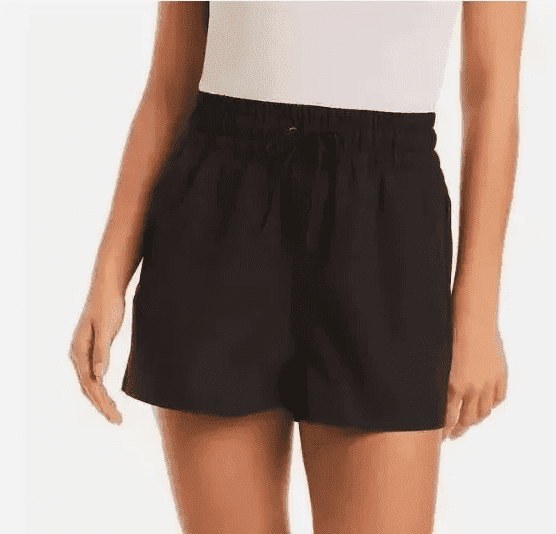 Ocean Pacific Womens Zipper Pocket Swim Short Black XXL