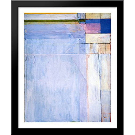 Ocean Park No. 54 28x34 Large Black Wood Framed Print Art by Richard Diebenkorn