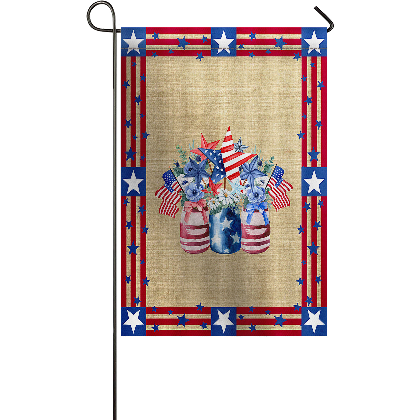 Ocean Party Premium Mini Garden Flag for Outside Garden Flags Burlap Yard Outdoor Decor