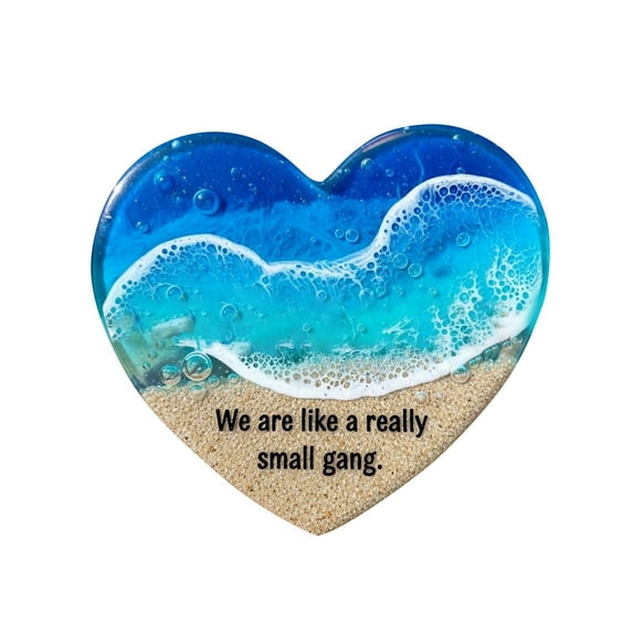 Ocean Pocket Heart, an ocean-themed decoration, a palm-sized ocean decoration and pocket keepsake, a gift symbolizing friendship for friends and family