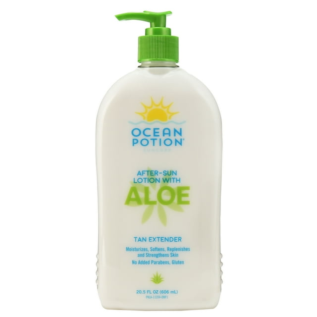 Ocean Potion Suncare After Sun Lotion with Aloe Vera, 20.5 Oz.
