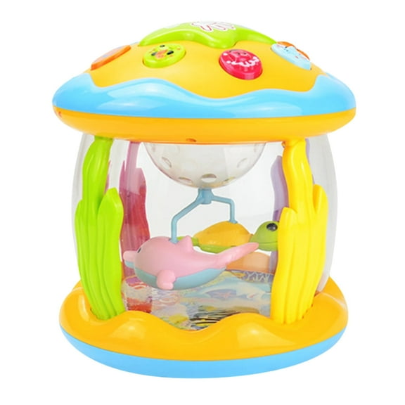 Ocean Projector Baby Toy - Rotating Light & Music Toy for Crawling | 360Â° Underwater Adventure for 6-24 Months | Interactive Learning & Sensory Playâ